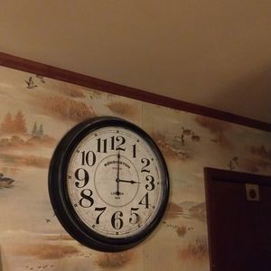 Large Wall Clock; Kensington Station 1879